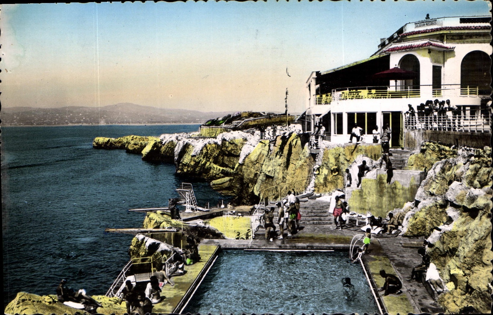 CPM Juan les Pins la Piscine d'Eden Roc 