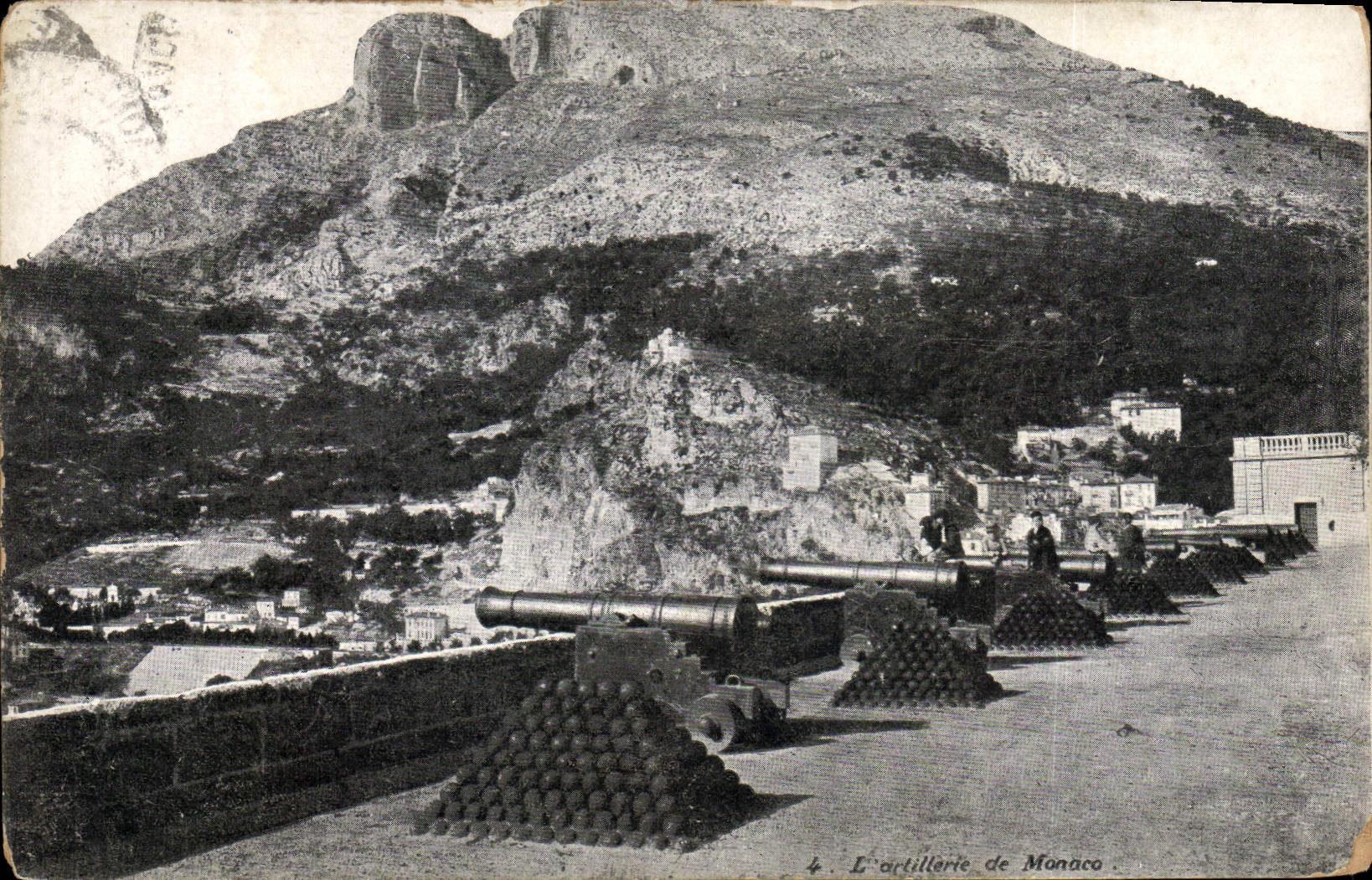 CPA L'Artillerie de Monaco 