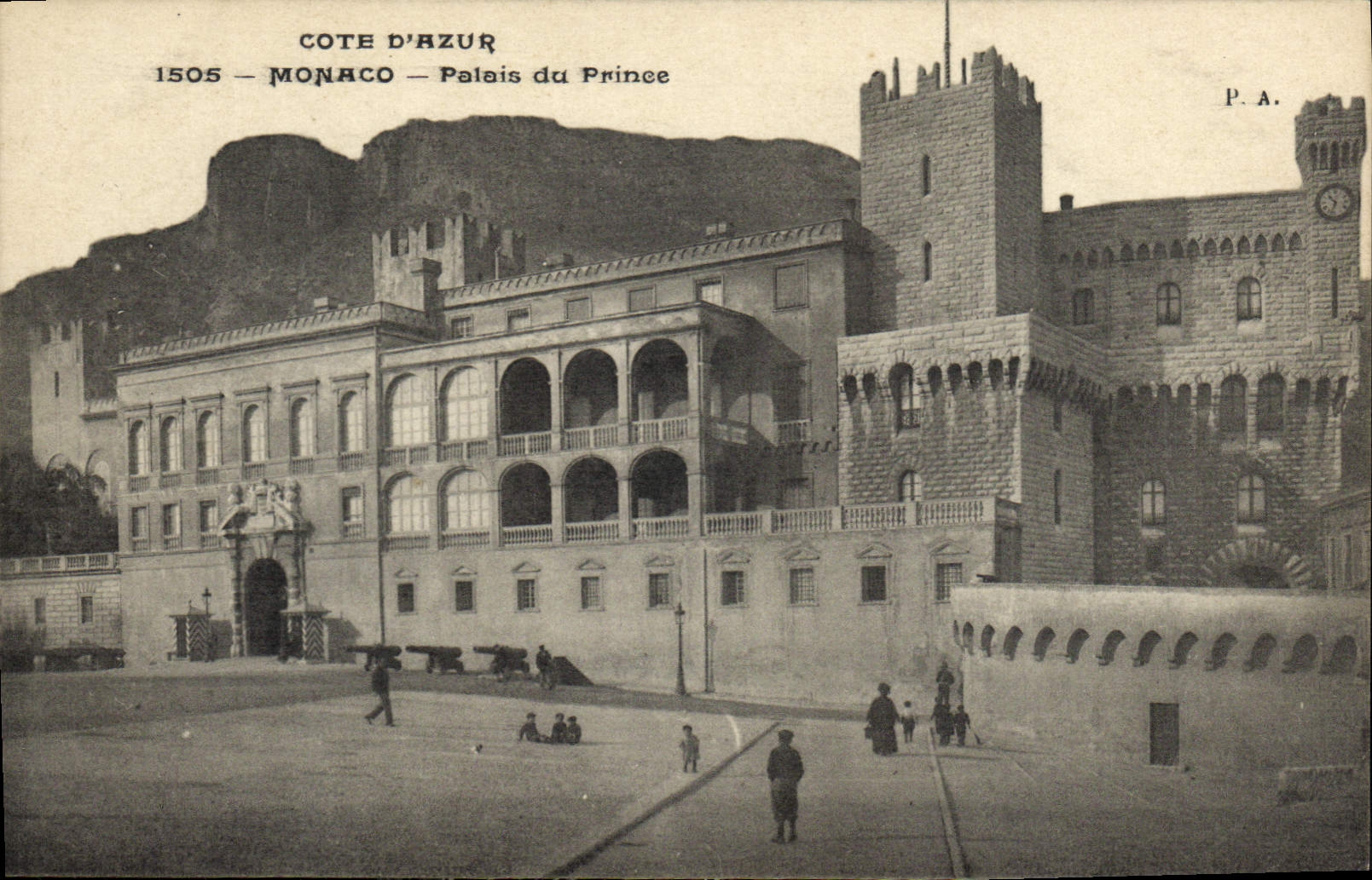 CPA Cote d'Azur Monaco Palais du Prince 