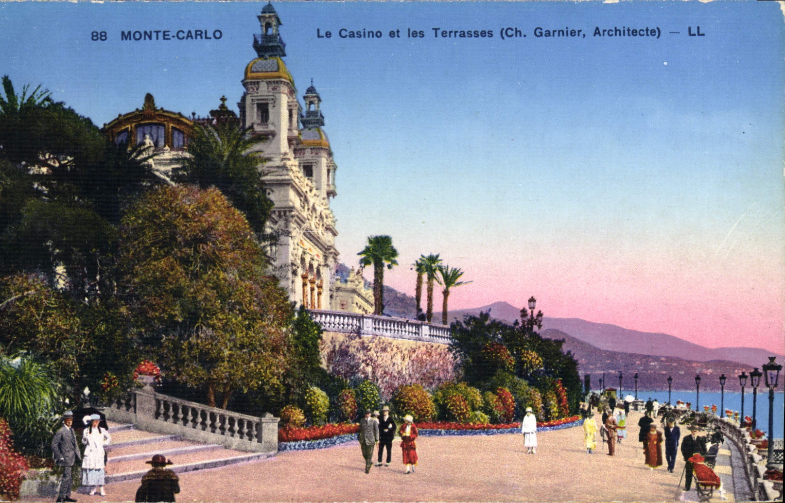 CPA Monte Carlo Le Casino et les Terrasses 