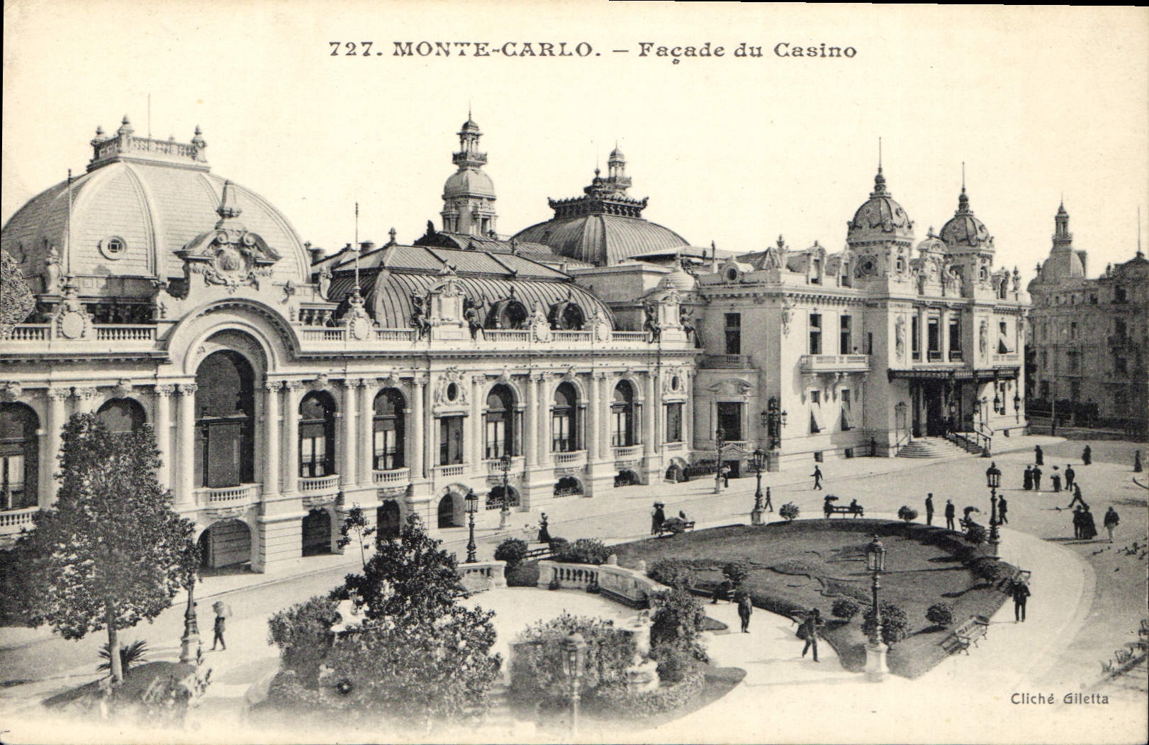 CPA Monte Carlo Facade du Casino 