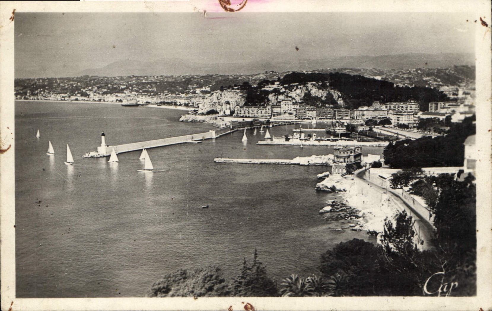 CPA Nice l'Entree du Port 