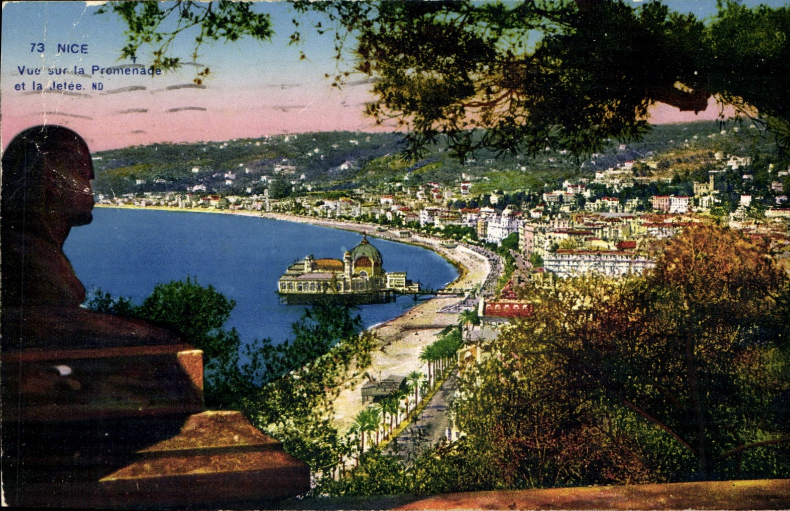 CPA Nice Vue sur la Promenade et la Jetee