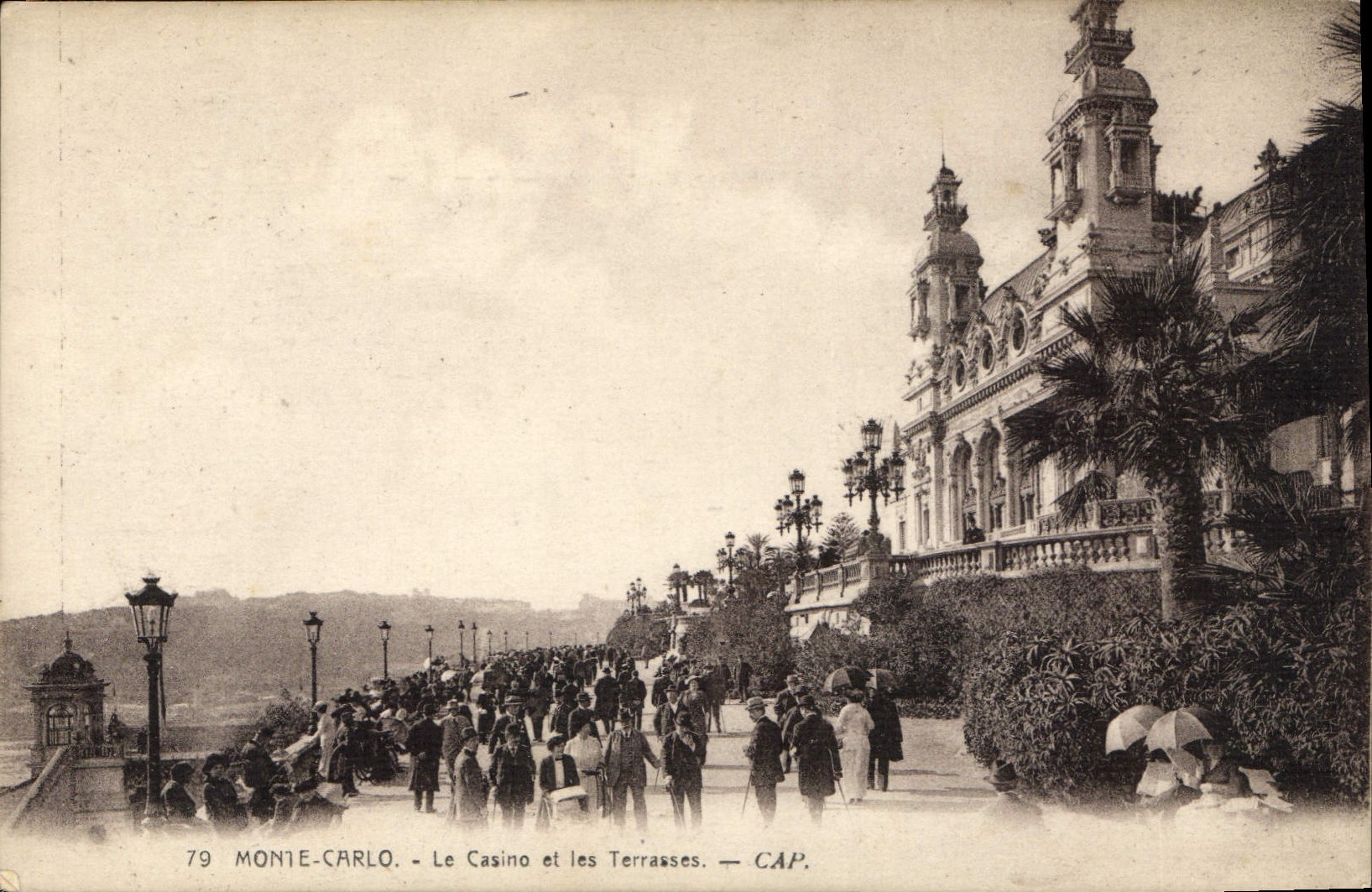 CPA Monte Carlo Le Casino et les Terrasses 