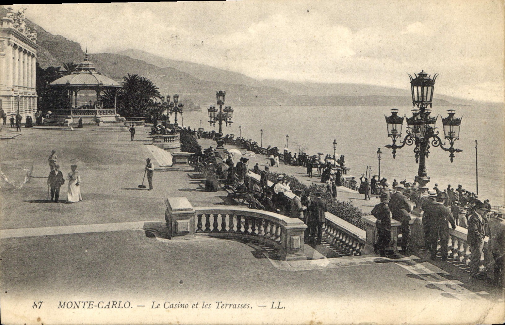 CPA Monte Carlo Le Casino et les Terrasses 