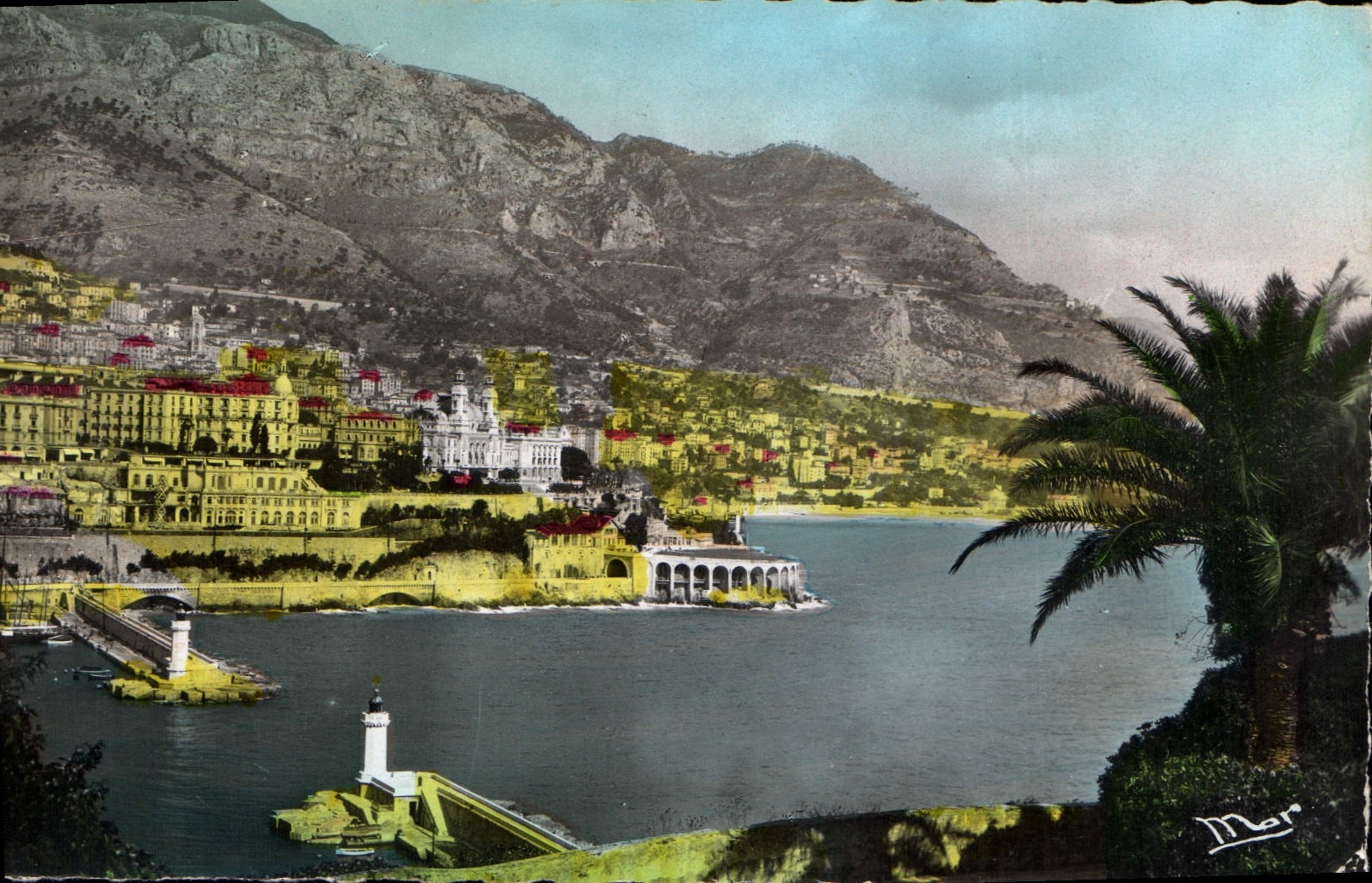 CPA La Principaute de Monaco Monre Carlo vu de Monaco 