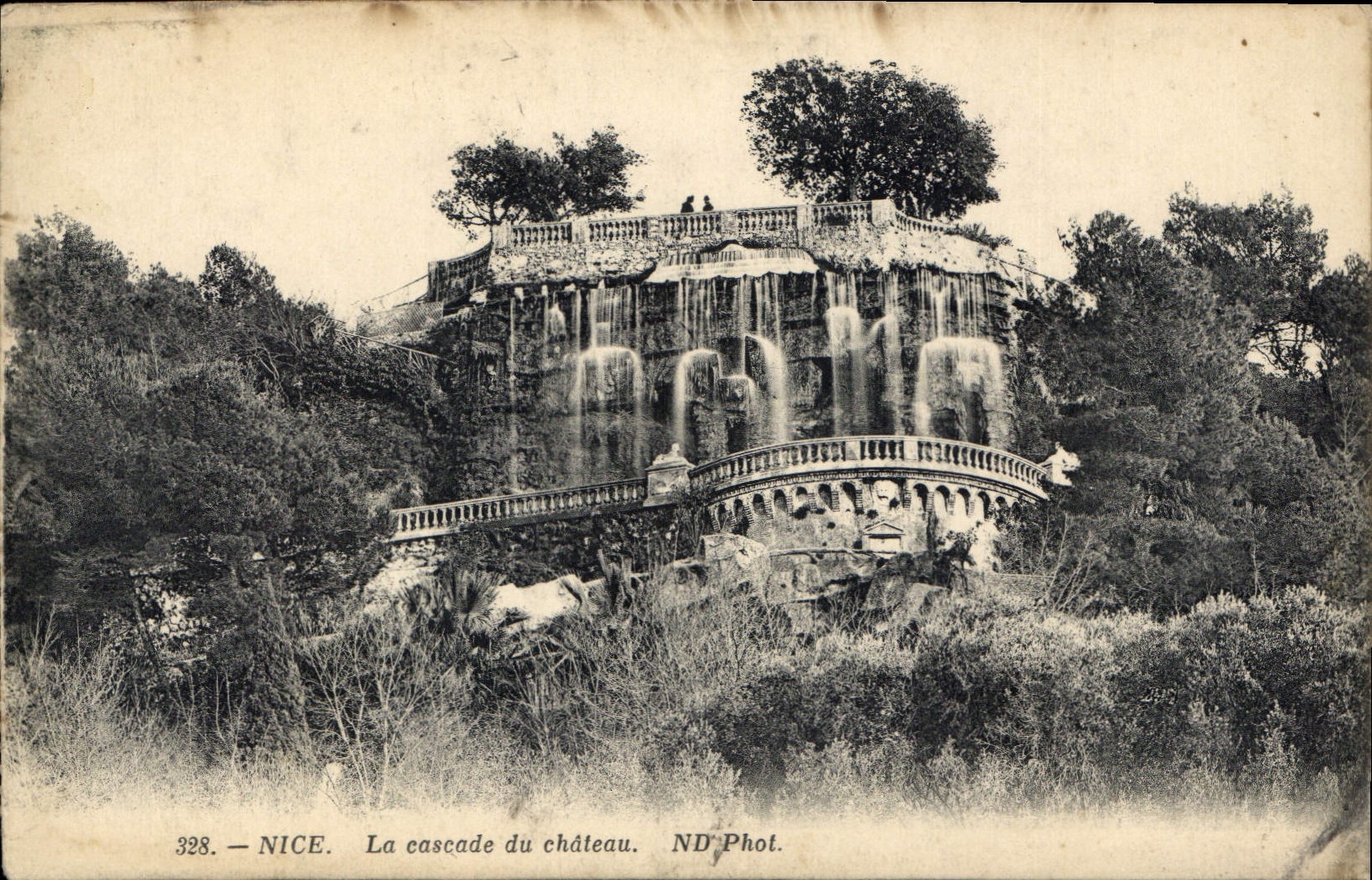 CPA Nice La Cascade du Chateau 