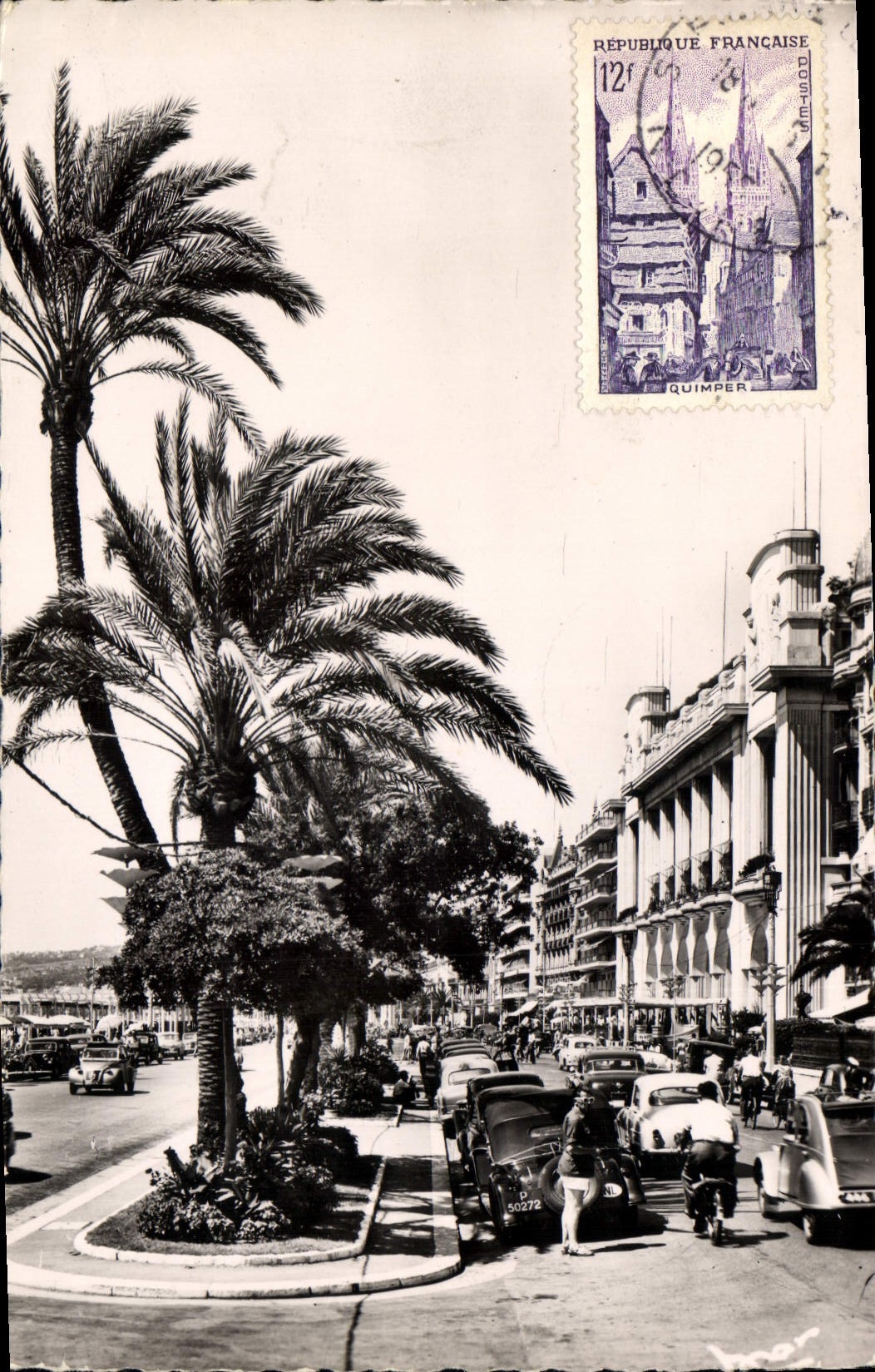 CPA La Cote d'Azur Nice La Promenade des Anglais 