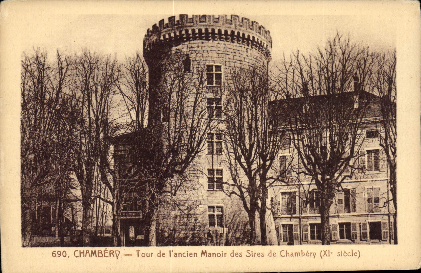 CPA Chambery Tour de l'ancien Manoir des Sires de Chambery XI siecle