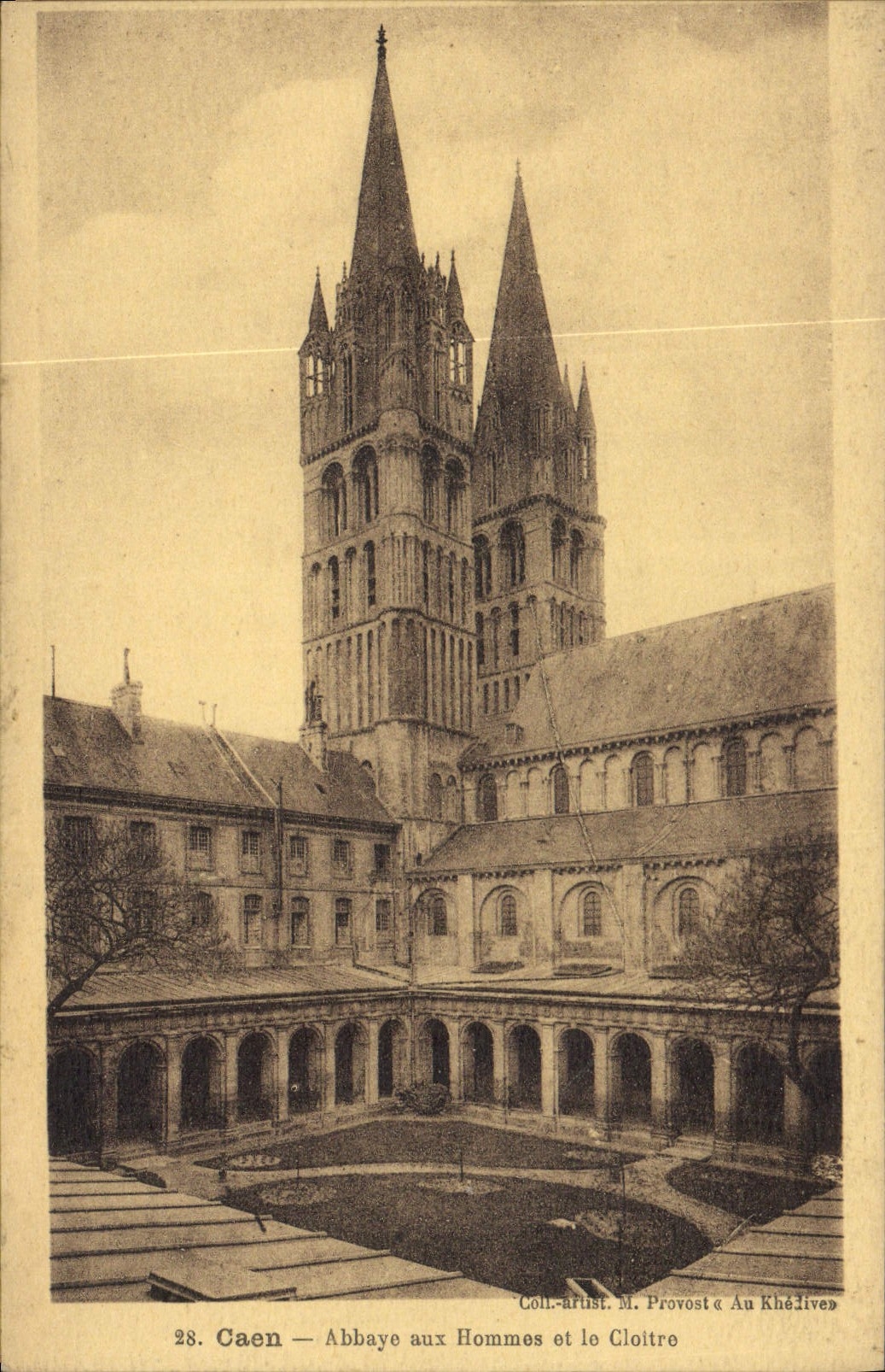 CPA Caen Abbaye aux Hommes et