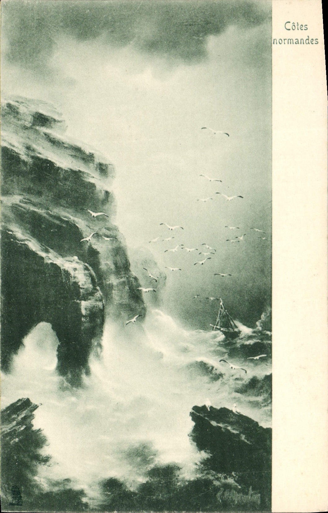 CPA Cotes Normandes 