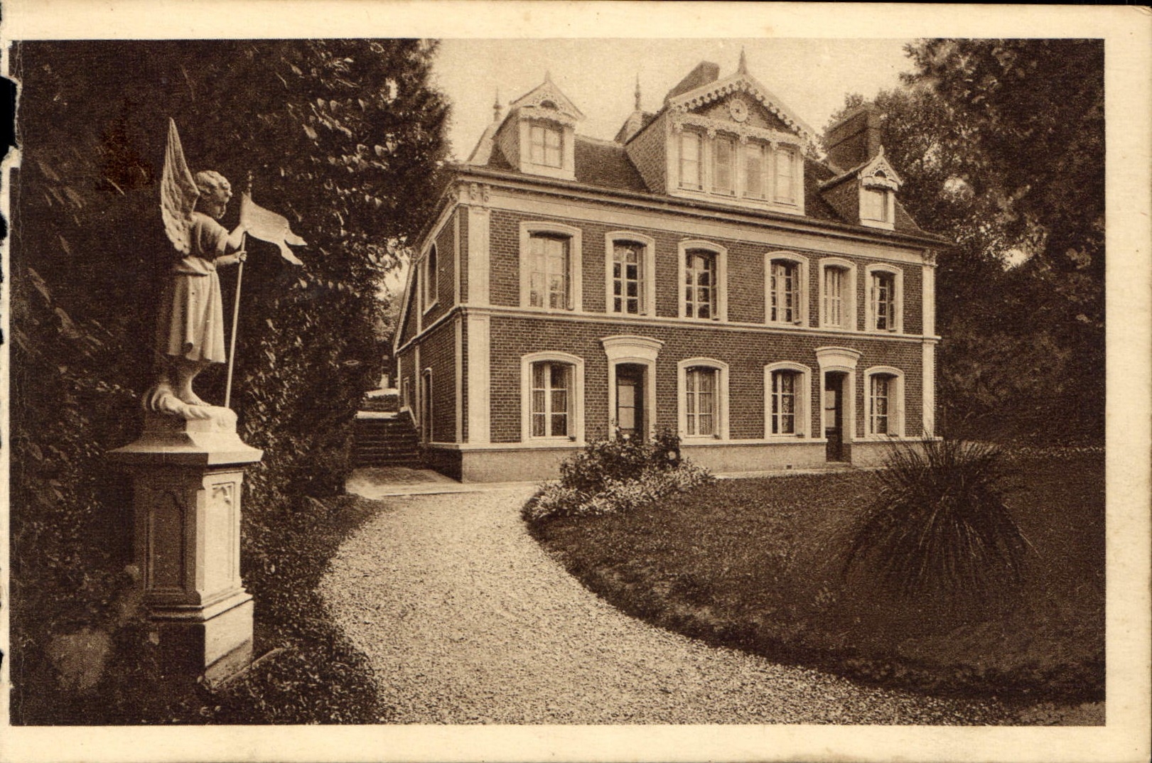 CPA Les Buissonnets Facade d'entree 