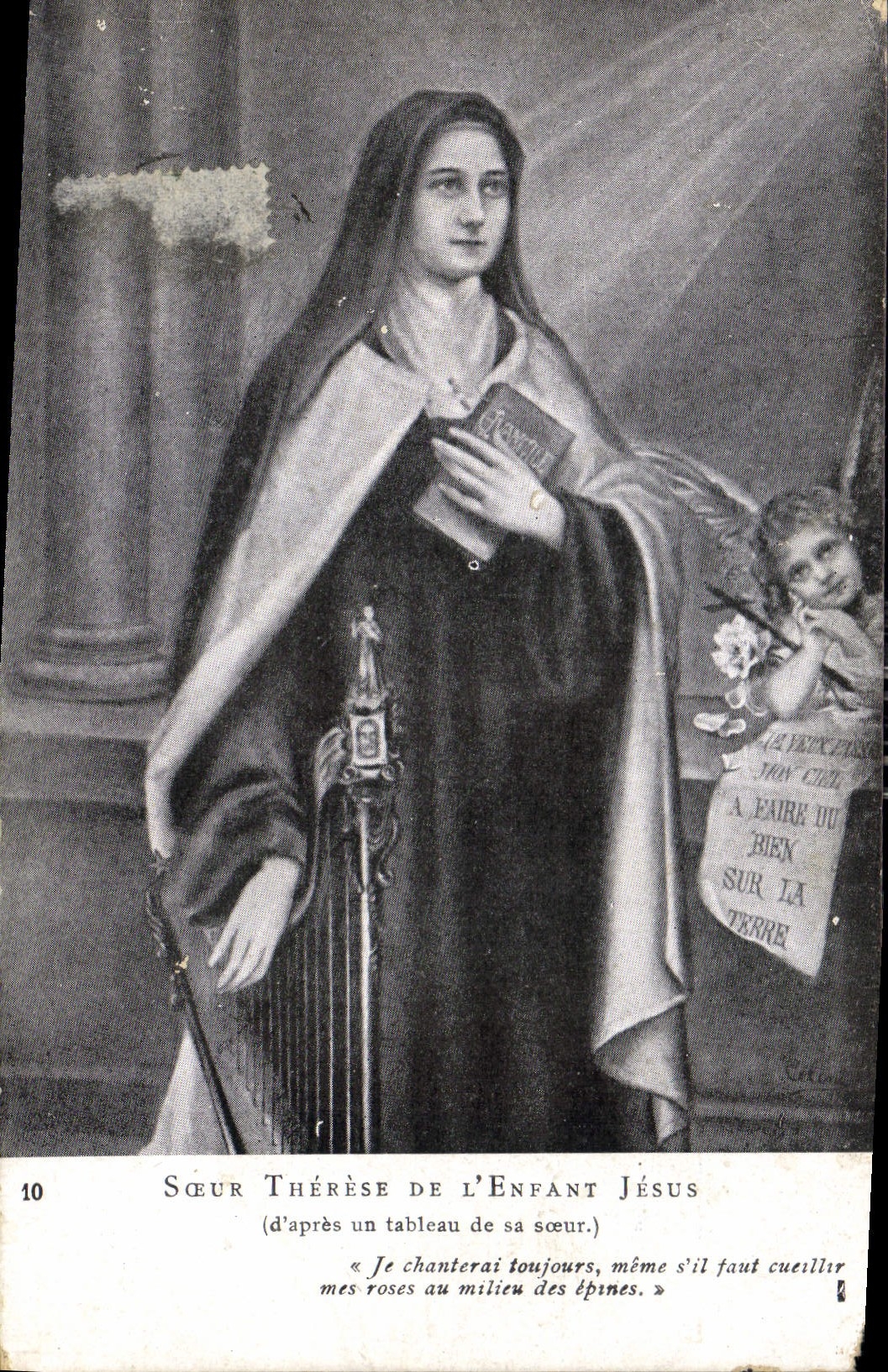 CPA Soeur Therese de l'Enfant Jesus d'apres un tableau de sa soeur