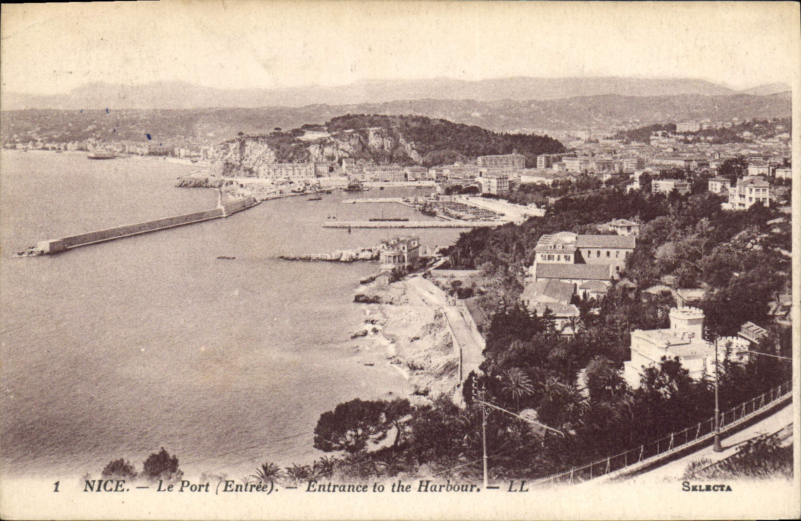 CPA Nice Le Port Entree 