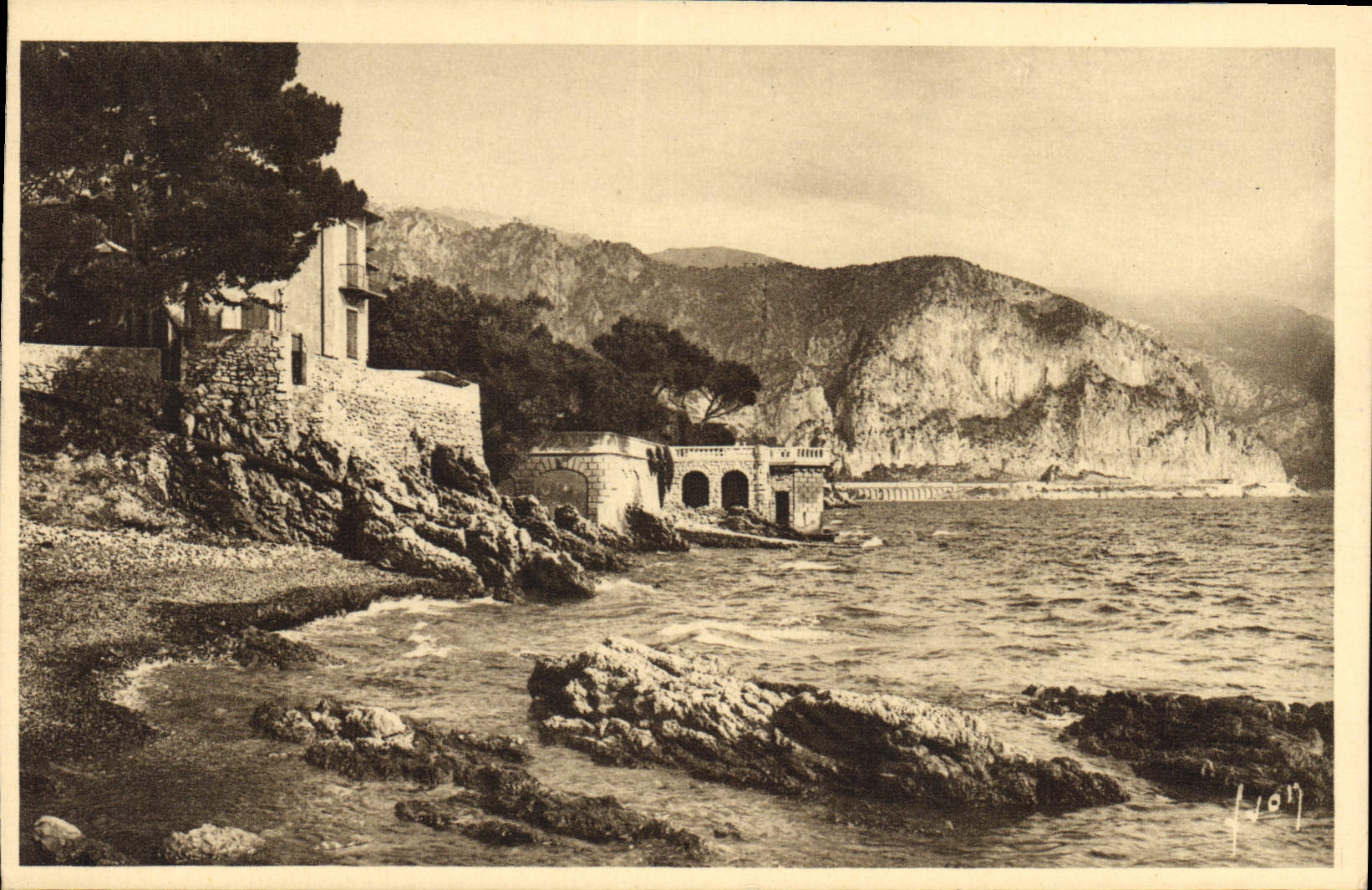 CPA COre d'Azur Beaulieu Alpes Maritimes Un coin pittoresque