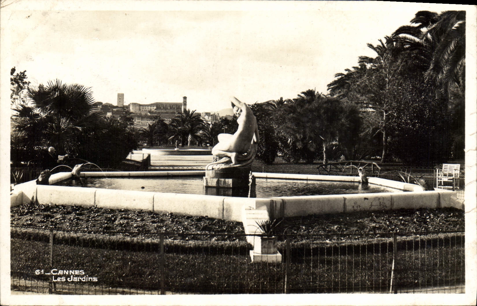 CPA Cannes les Jardins 