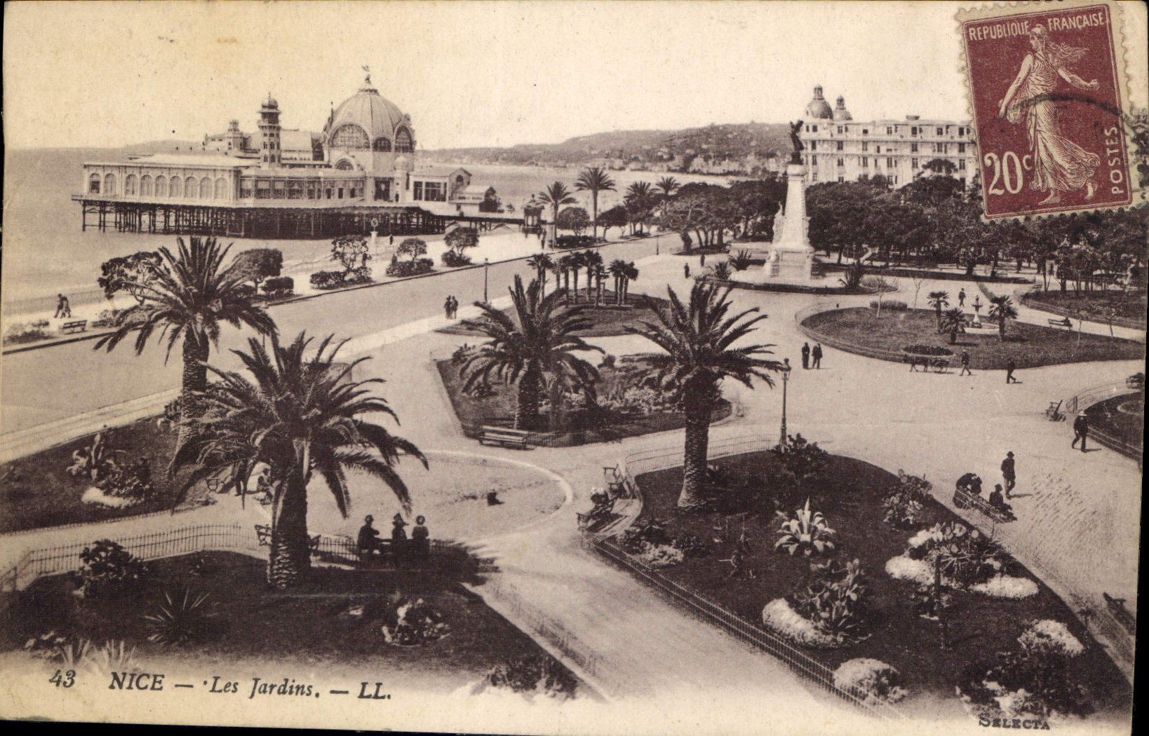 CPA Nice Les Jardins 