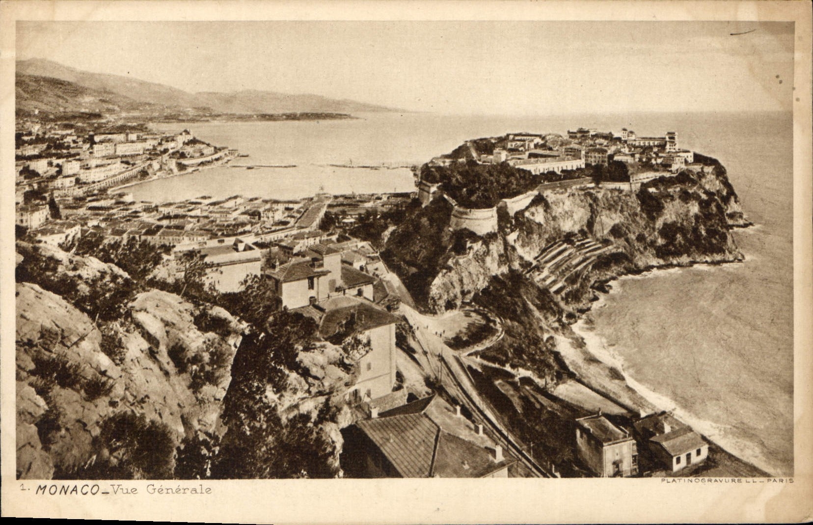 CPA Monaco Vue generale 