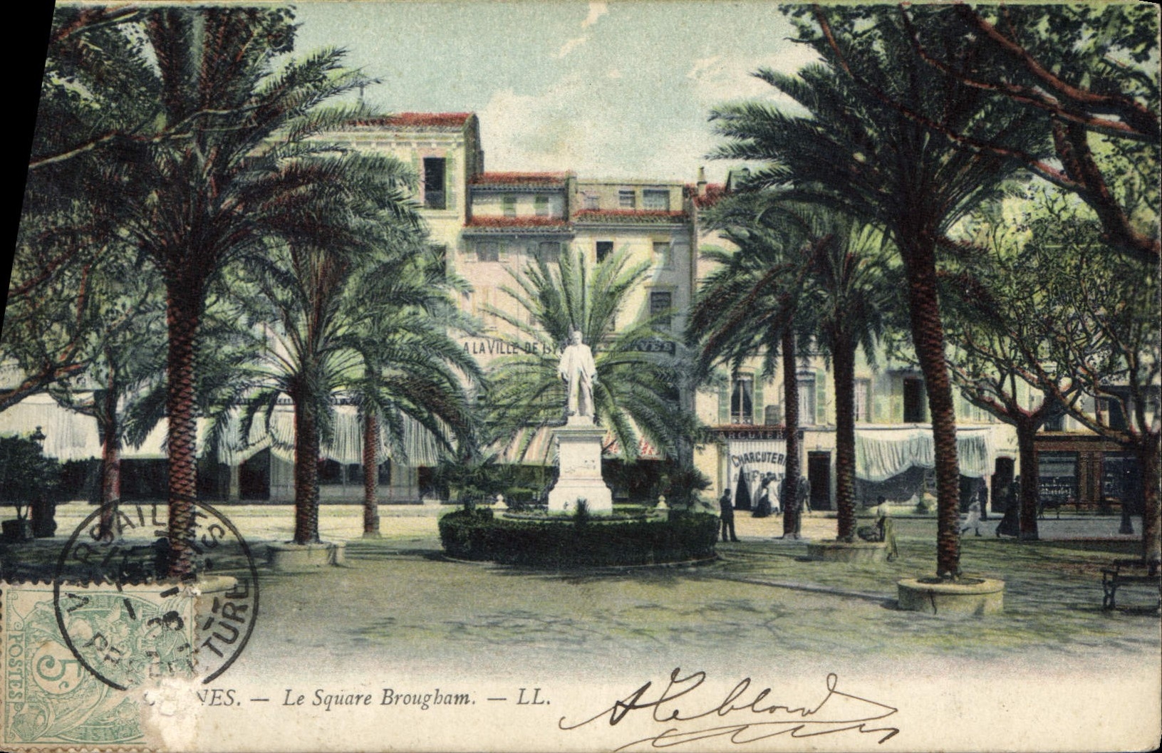 CPA Cannes Le Square Brougham 