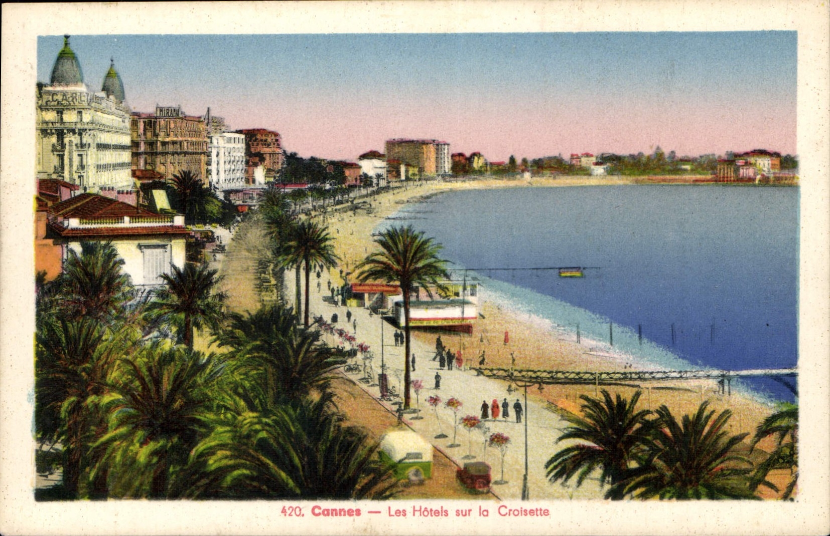 CPA Cannes Les Hotels sur la Croisette 