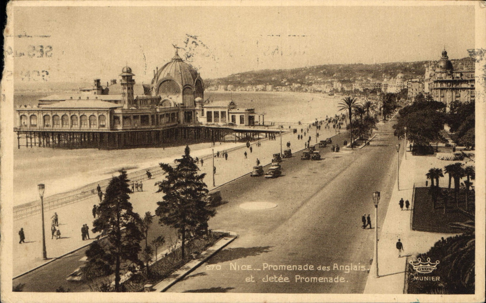 CPA Nice Promenade des Anglais et Jetee Promenade 