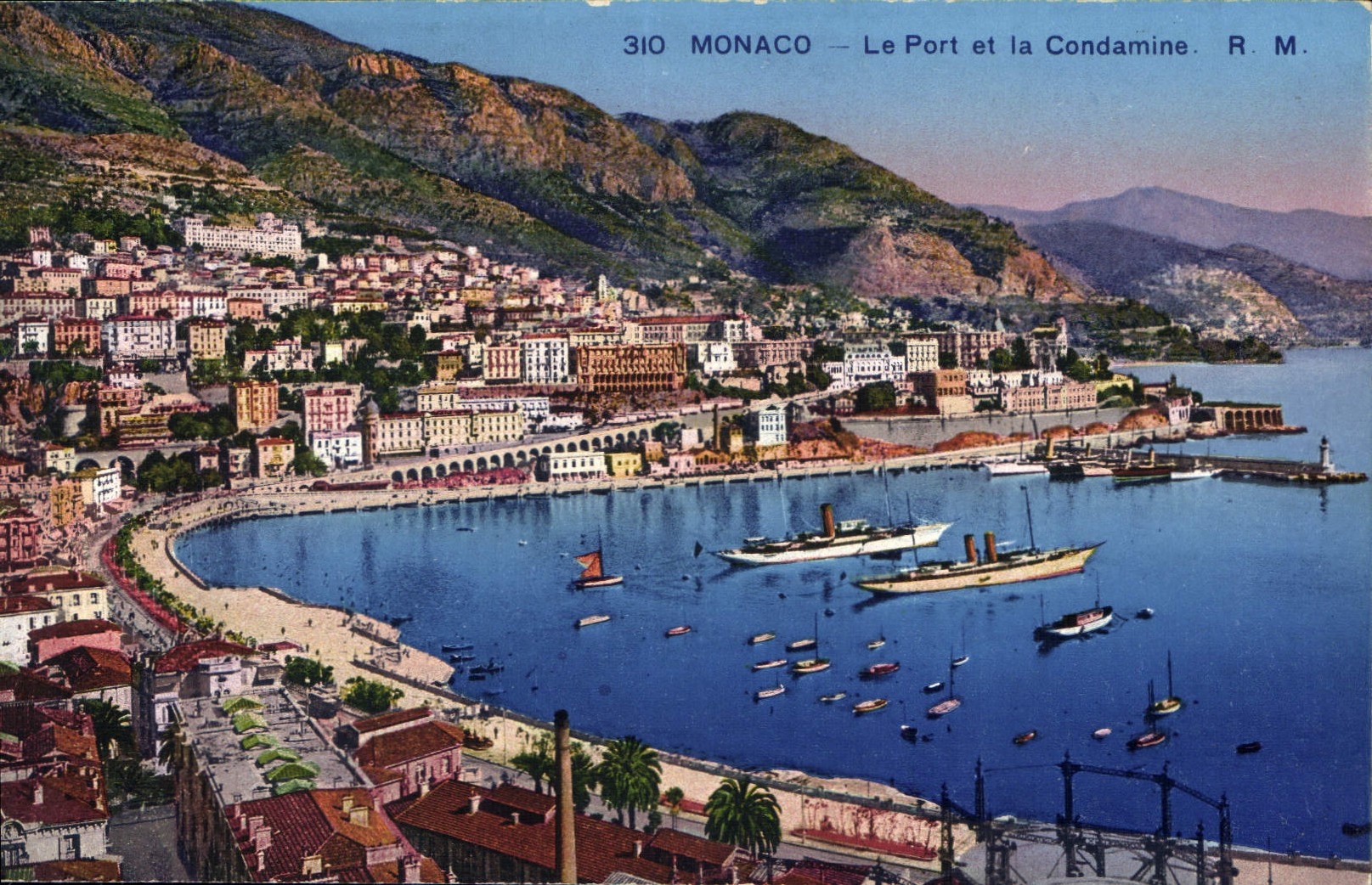 CPA Monaco Le Port et la Condamine 