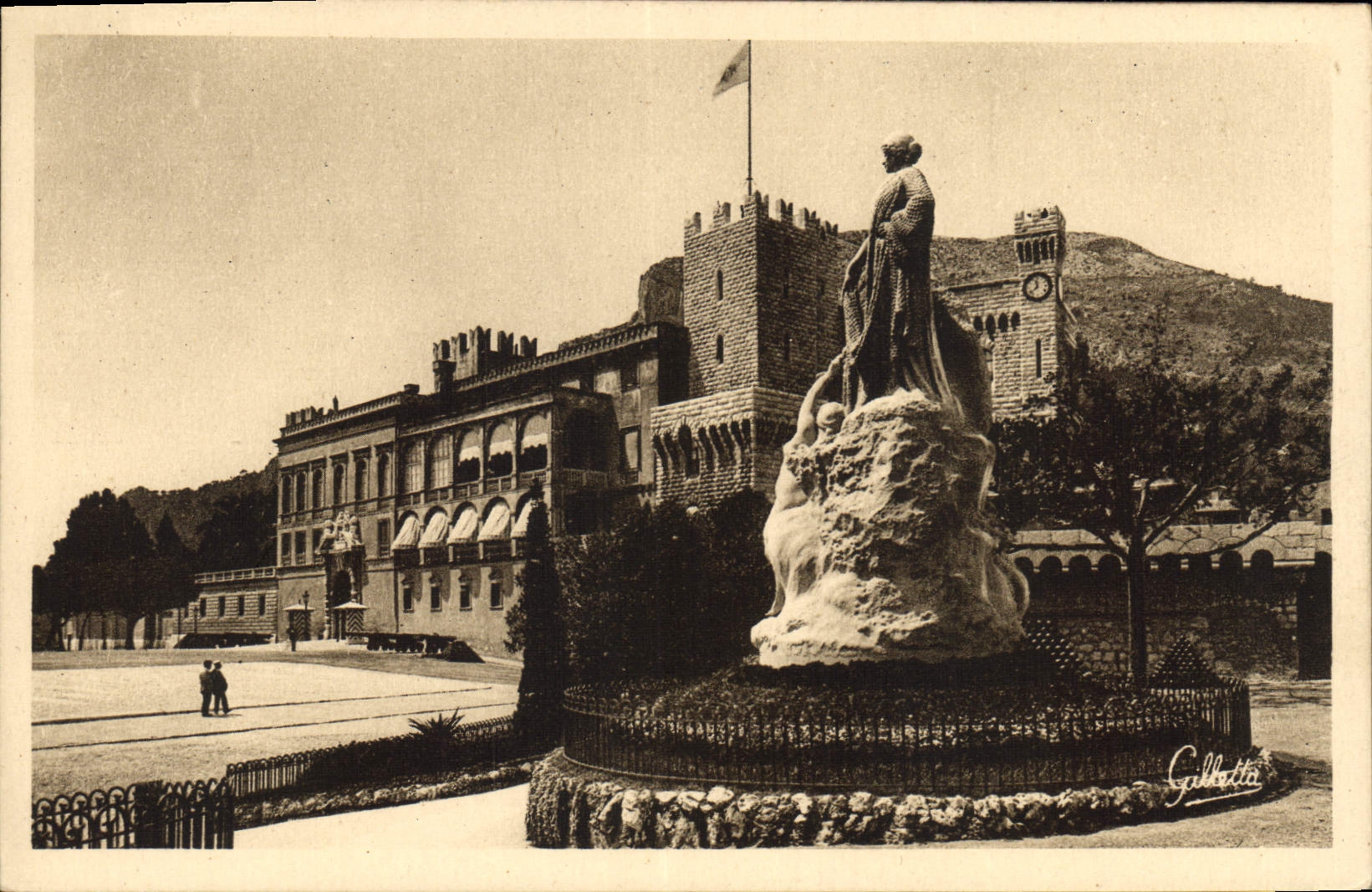 CPA Cote d'Azur Monaco Palais du Prince 