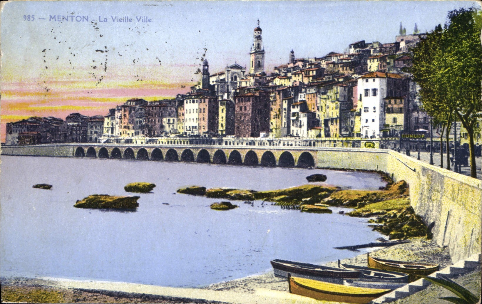 CPA Menton La Vieille Ville 