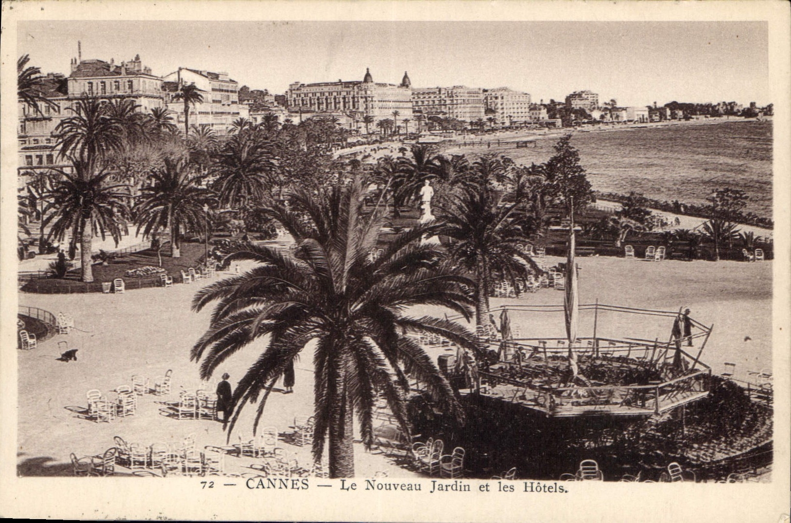 CPA Cannes Le Nouveau Jardin et les Hotels 