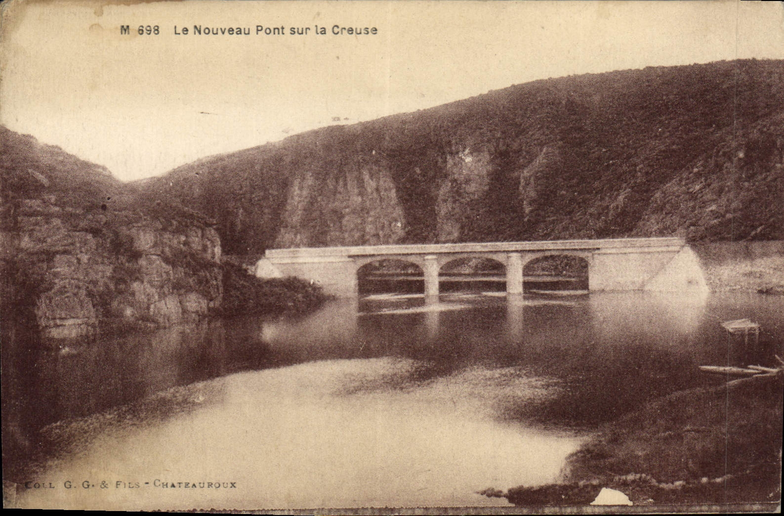 CPA Le Nouveau Pont sur la Creuse