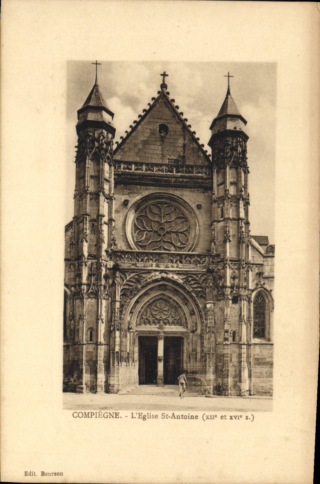 CPA Compiegne L'Eglise St Antoine 