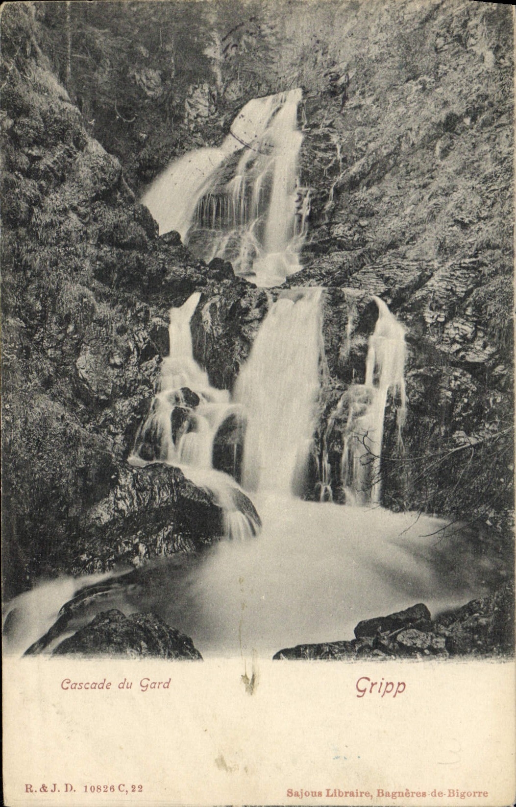 CPA Cascade du Gard Gripp 