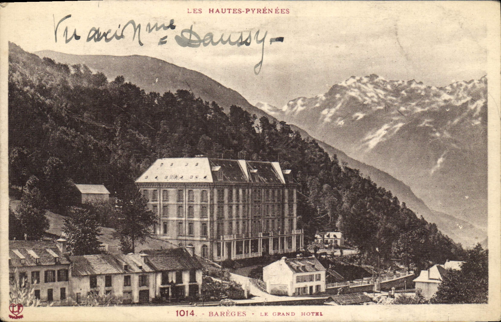 CPA Les Hautes Pyrenees Bareges Le Grand Hotel 