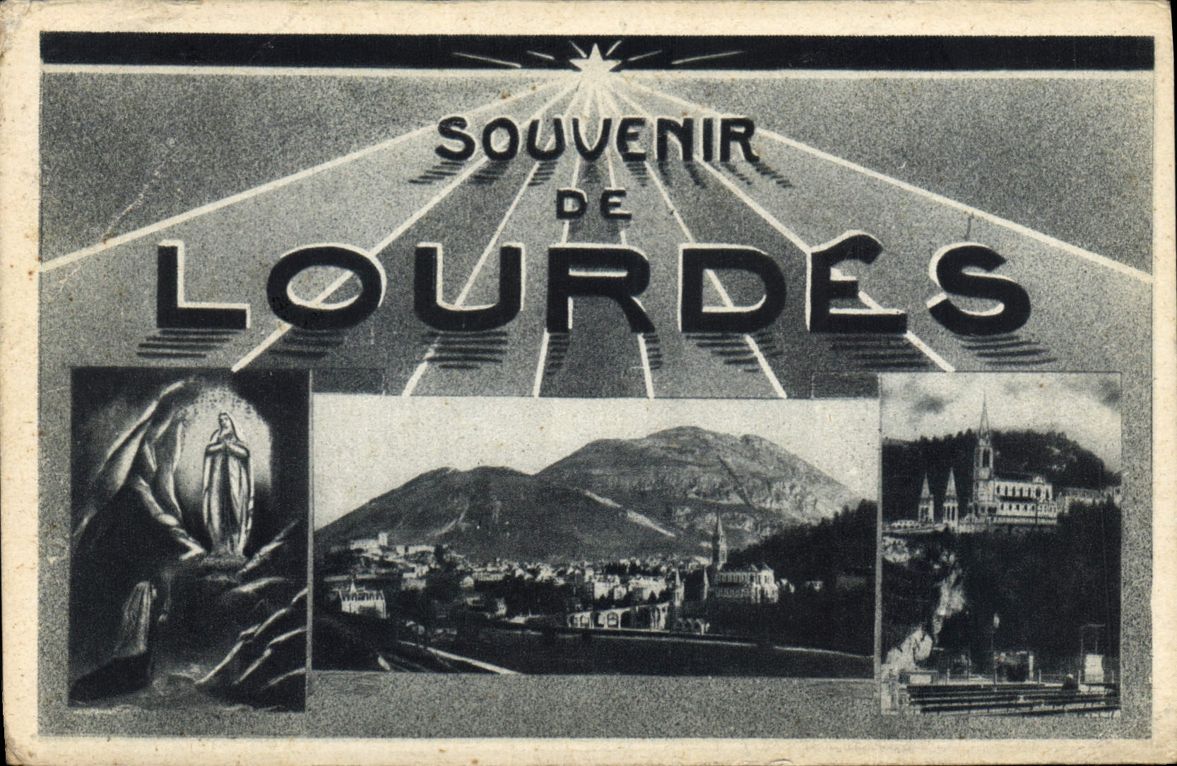 CPA Souvenir de Lourdes 