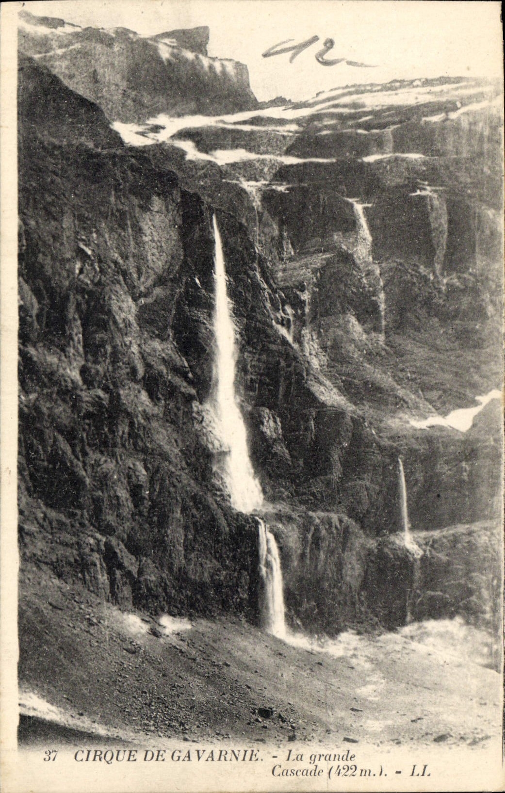CPA Cirque de Gavarnie La Grande Cascade 