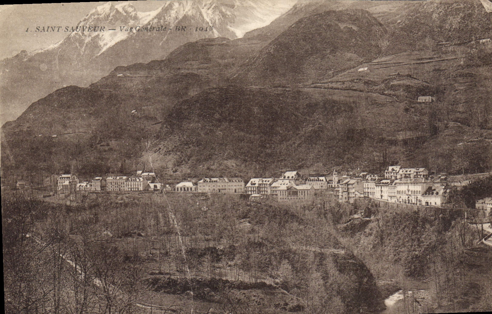 CPA Saint Sauveur Vue Generale 