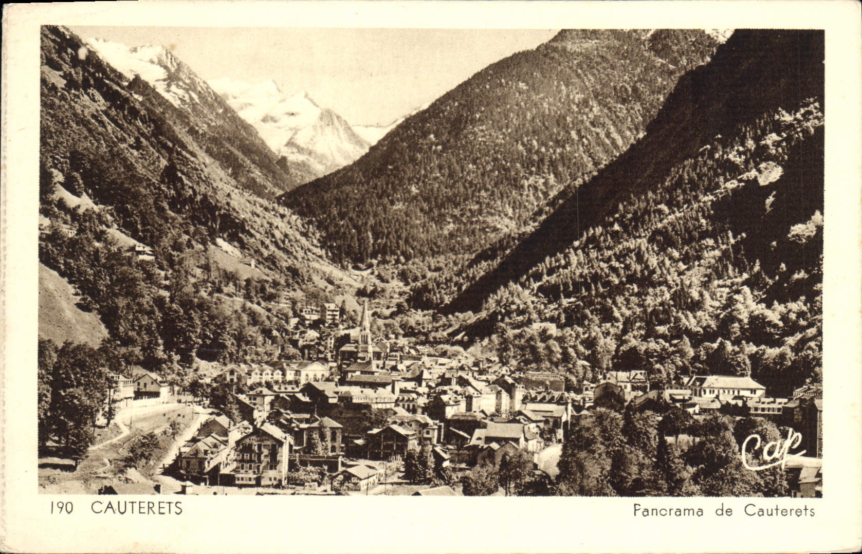 CPA Cauterets Panorama de Cauterets 
