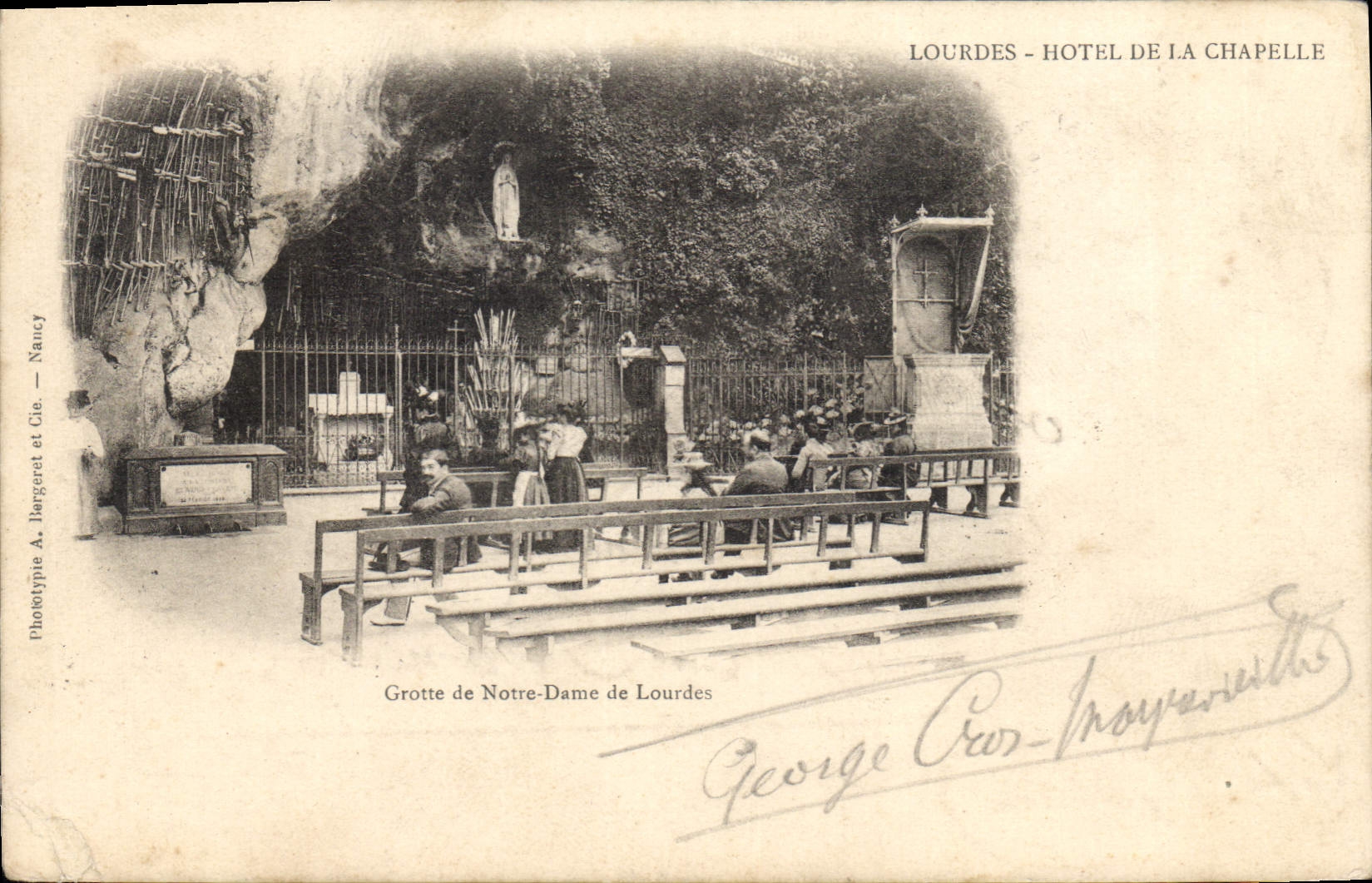 CPA Lourdes Hotel de la Chapelle 