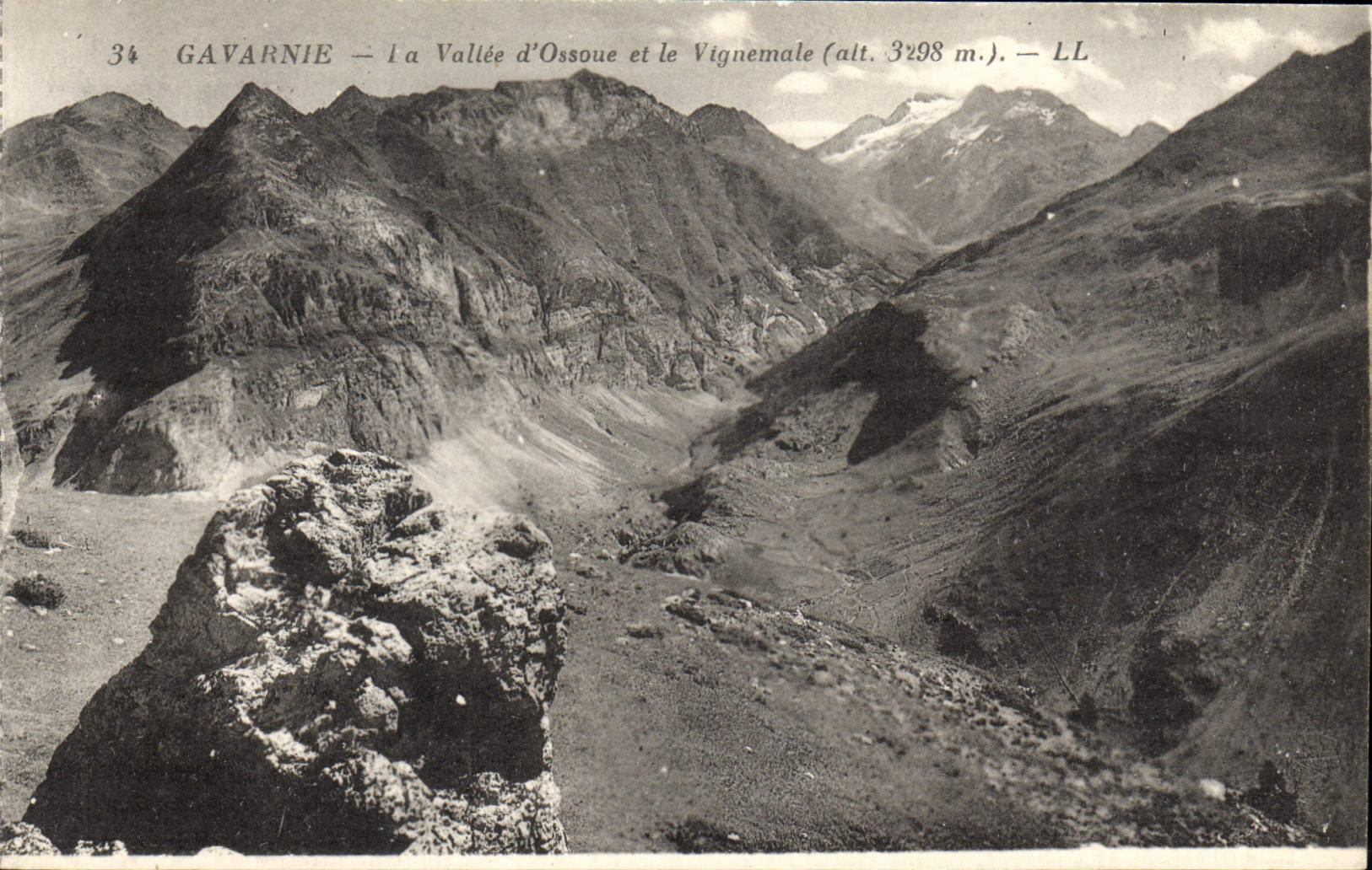 CPA Gavarnie La Vallee d'Ossoue et le Vignemale 