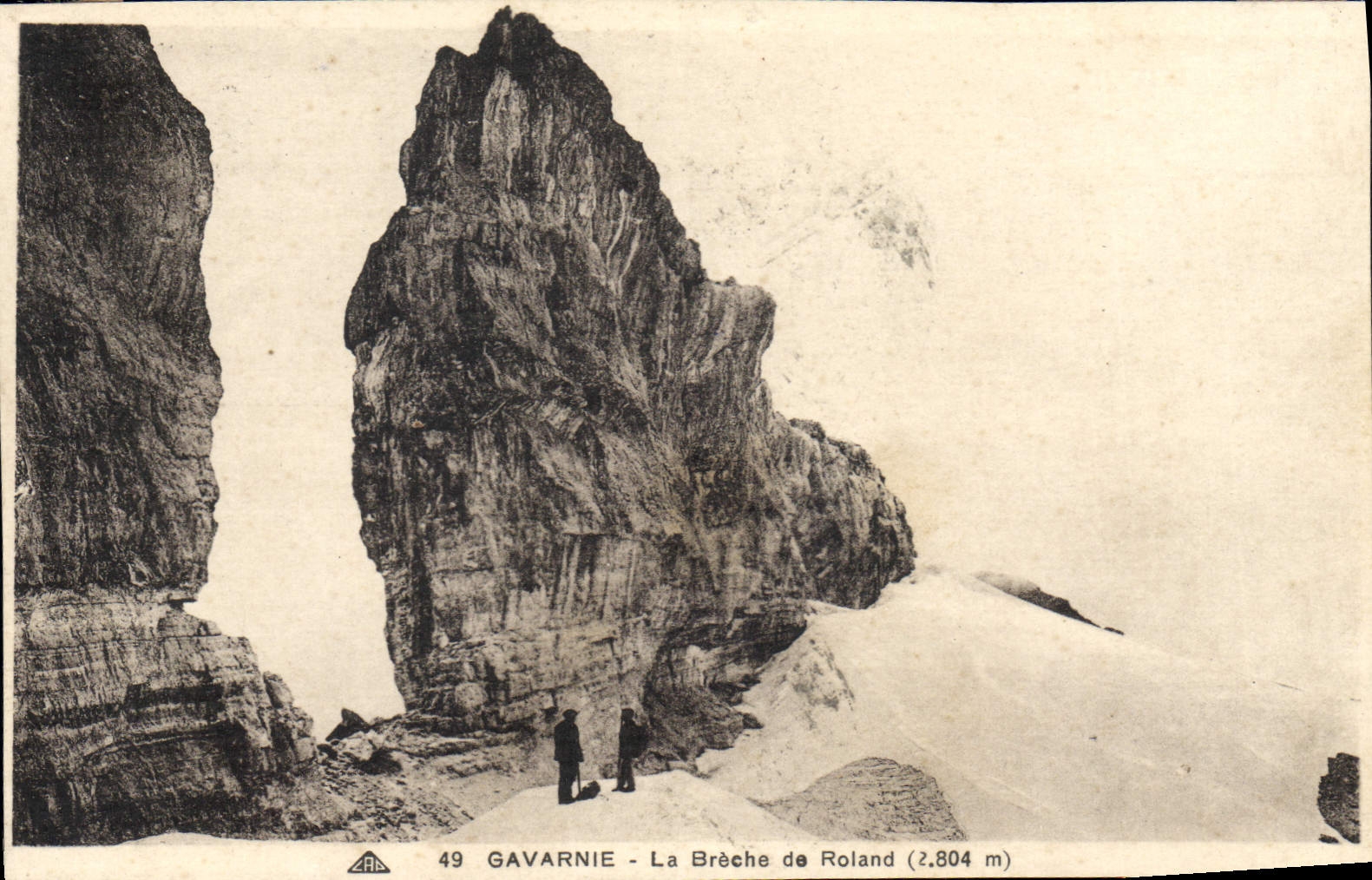 CPA Gavarnie La Breche de Roland 