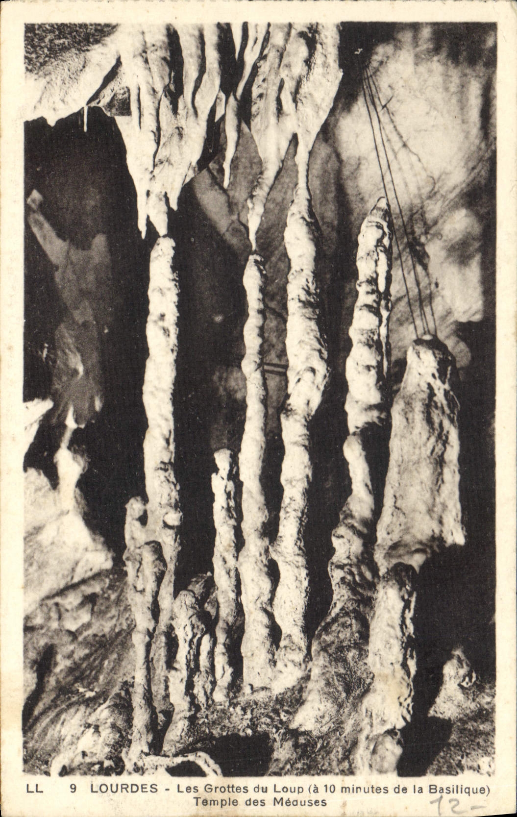 CPA Lourdes Les Grottes du Loup Temple des Meauses 