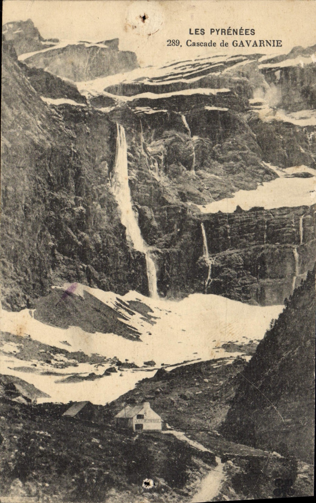 CPA Les Pyrenees Cascade de Gavarnie 