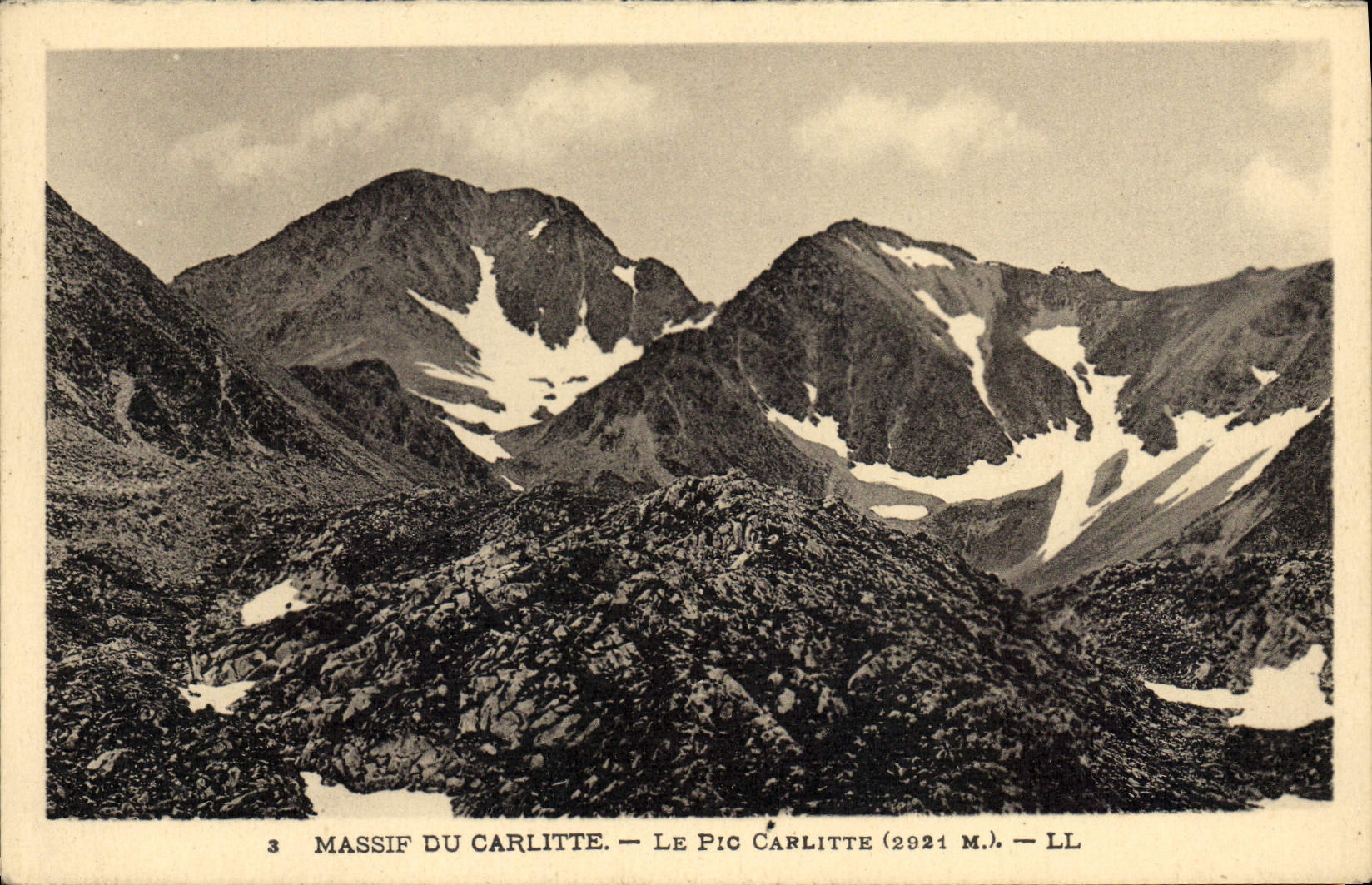 CPA Massif du Carlitte Le Pic Carlitte