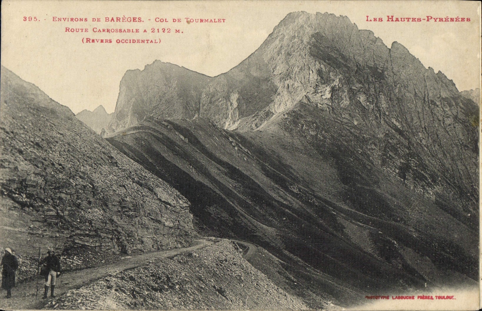 CPA Environs de Bareges Col de Tourmalet 