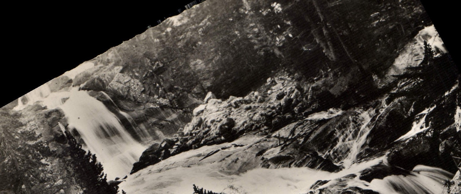 CPA Cauterets Cascade du Pont d'Espagne 