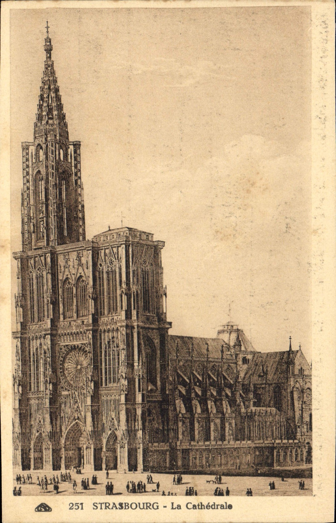 CPA Strasbourg La Cathedrale 