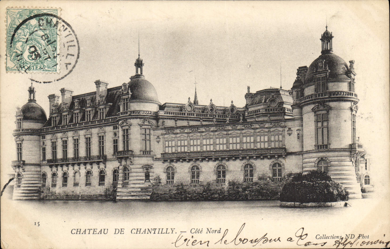 CPA Chateau de Chantilly Cote Nord 