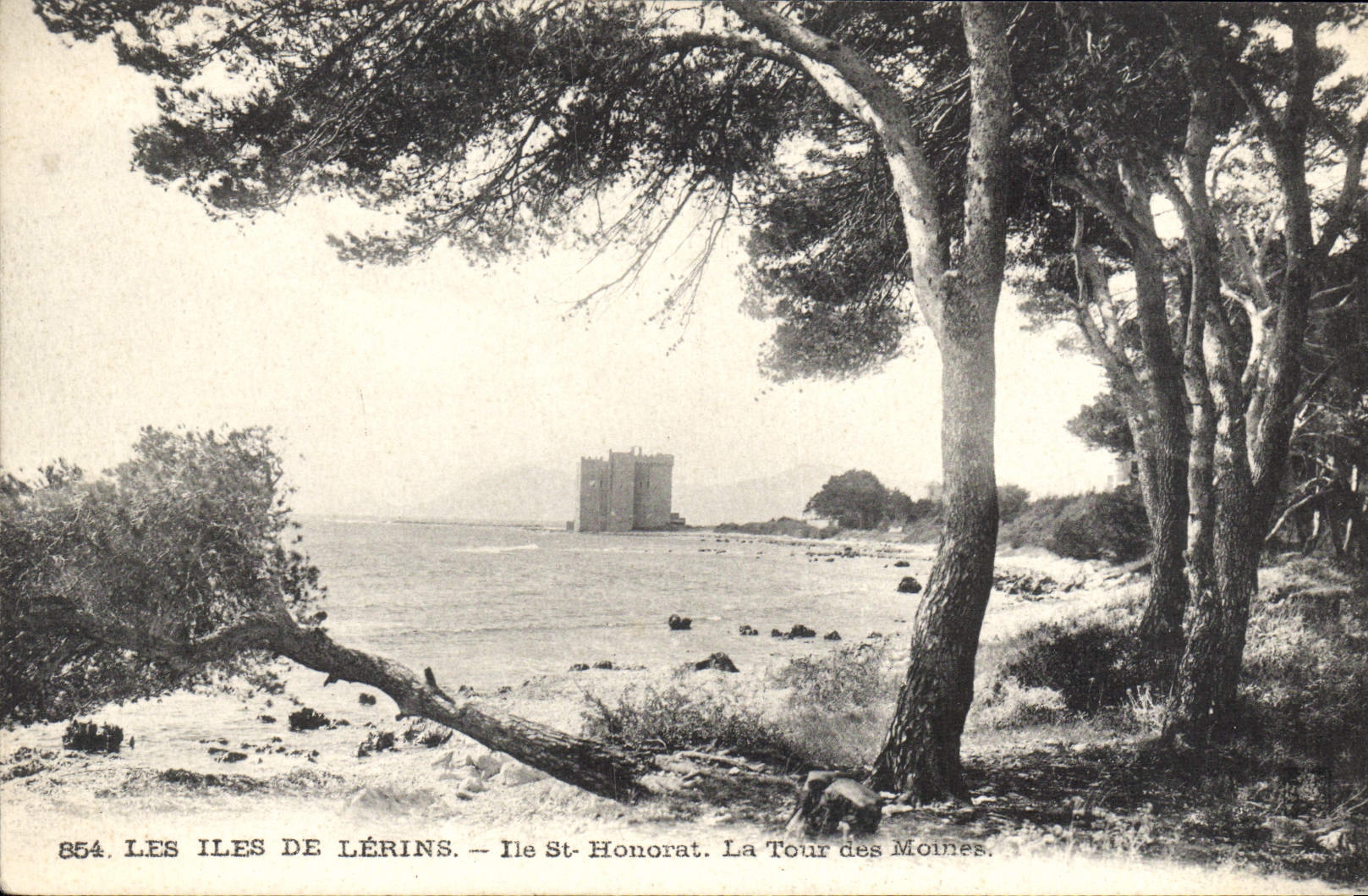CPA Les Iles de Lerins Ile St Honorat La Tour des Moines