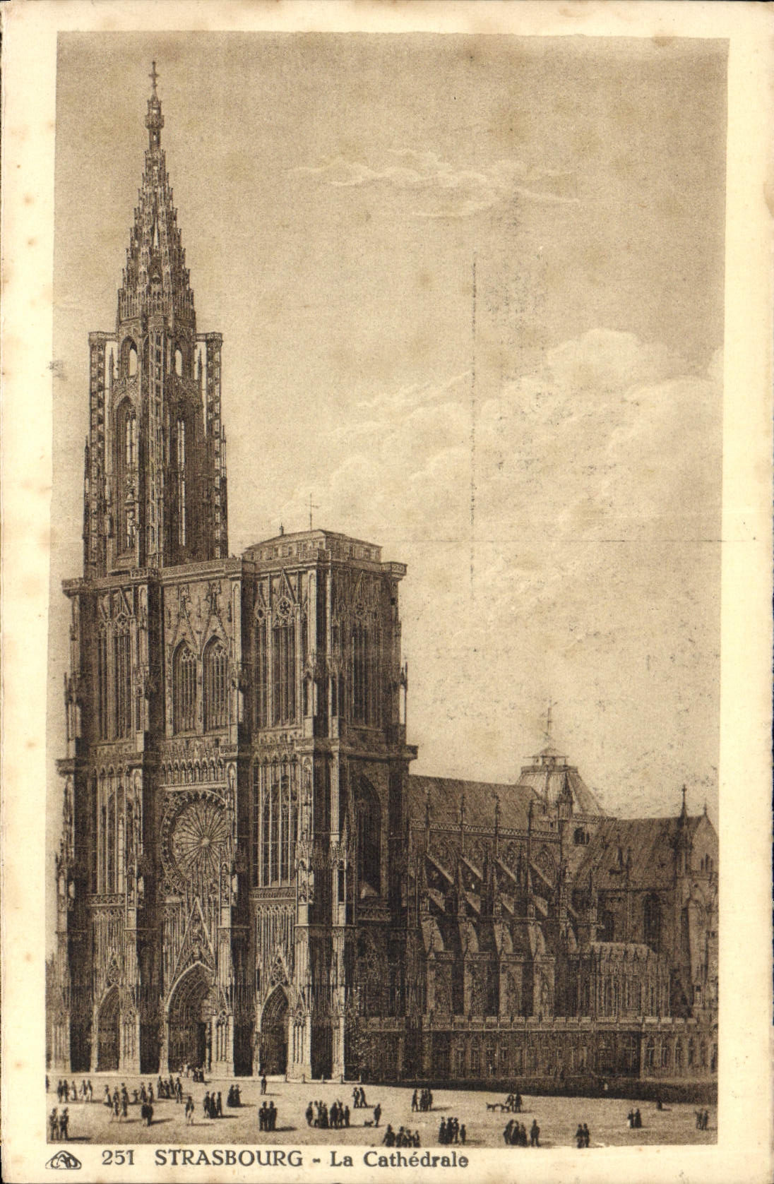 CPA Strasbourg La Cathedrale 