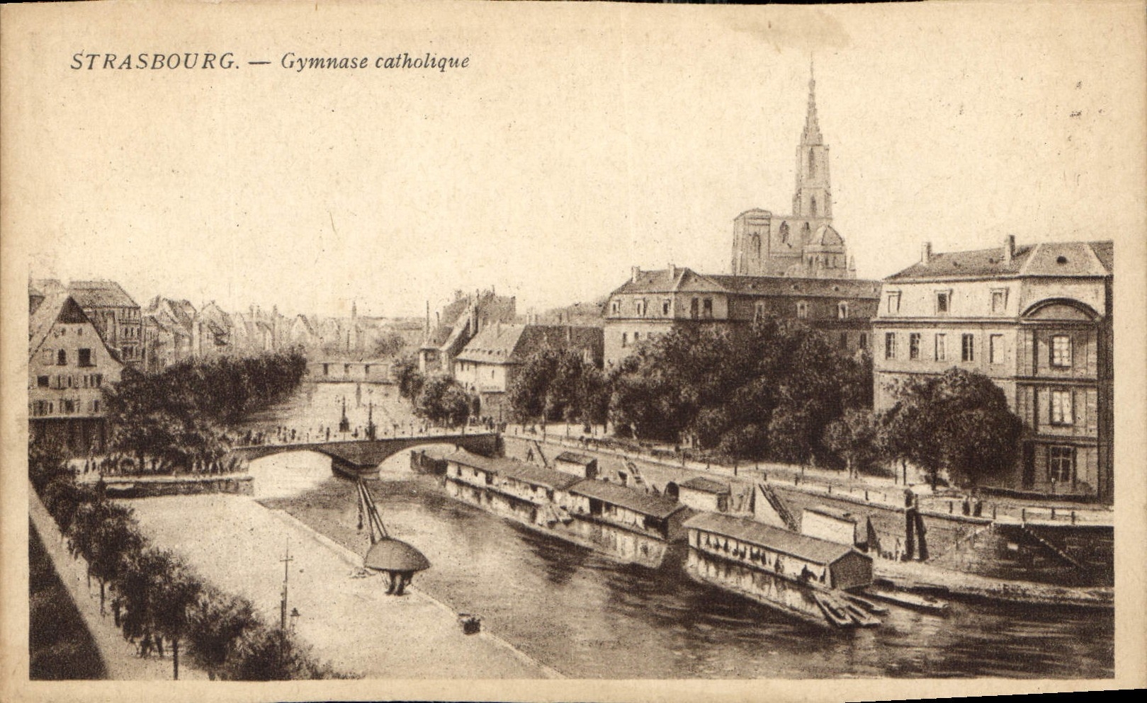 CPA Strasbourg Gymnase Catholique 